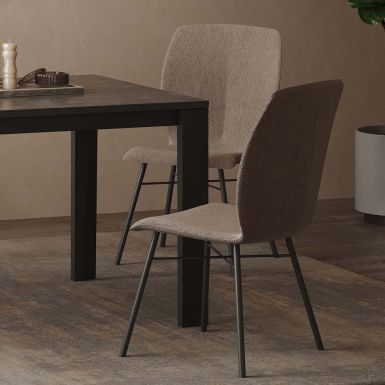 Fendu Chair - Metal legs