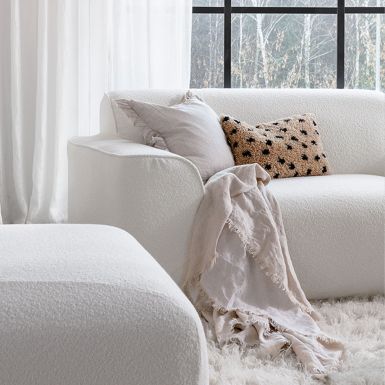 Fiji Modular W296 Configuration Sofa - bench round + 2 seat