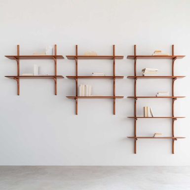 Ethnicraft PI Shelves | Mahogany 