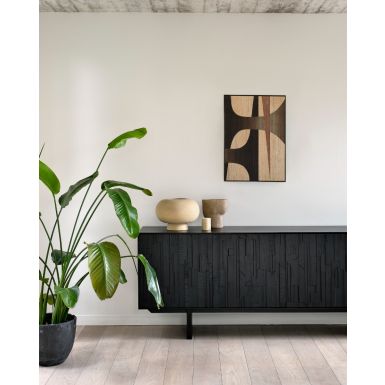 Ethnicraft Mosaic Sideboard | Off Black Teak 