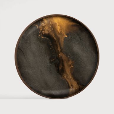 Ethnicraft Organic Valet Tray | Bronze | Round