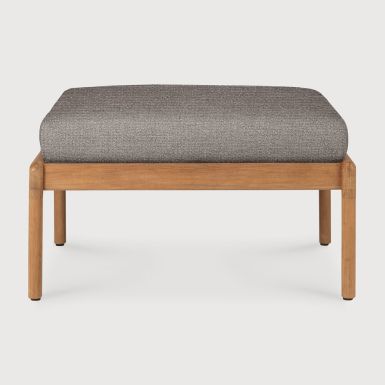 Ethnicraft Outdoor Jack Footstool Frame | Teak | Mocha FR cushion