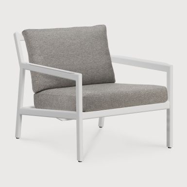 Ethnicraft Outdoor Jack Lounge Chair Frame | Aluminium | 76cm | Mocha FR cushion