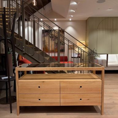 Ex-Display | Spindle Dresser in Solid Oak - 261379