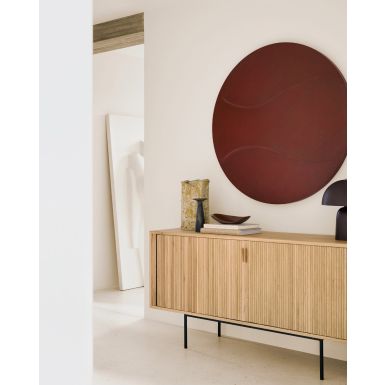 Ethnicraft Roller Max Sideboard | Oak | 2 Sliding Doors