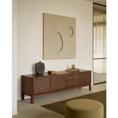 Ethnicraft Sono TV Cupboard | Light Brown Teak