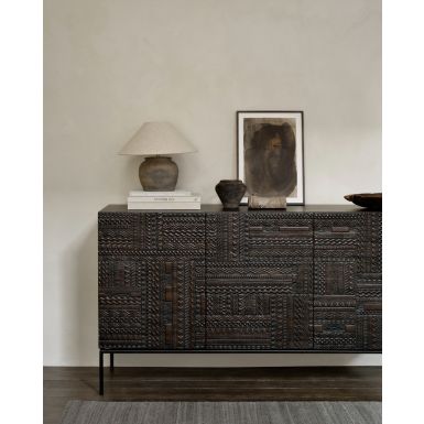 Ethnicraft Tabwa Sideboard | Off Black Teak 