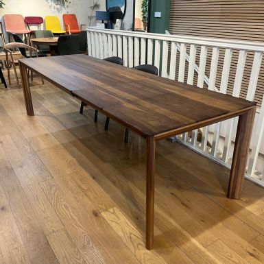 Ex-Display | Davos 180-280 Extending Table in Solid Walnut MO - 270057
