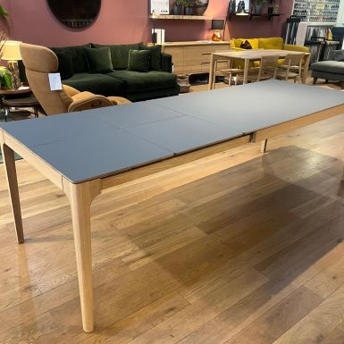 Ex-Display | Zurich 160-260 Extending Table in Fenix Bromo + Oak OO - 270069