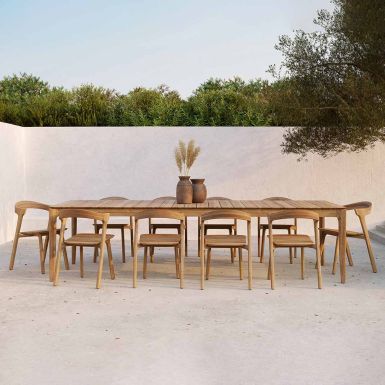 Ethnicraft Outdoor Bok Dining Table | Fixed | Teak