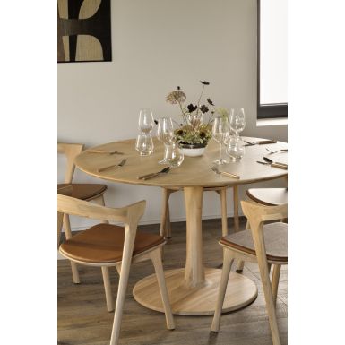 Ethnicraft Torsion Dining Table | Fixed | Oak | Round