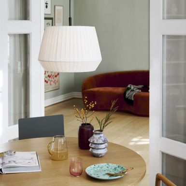 Pleated 40 | Pendant | White 