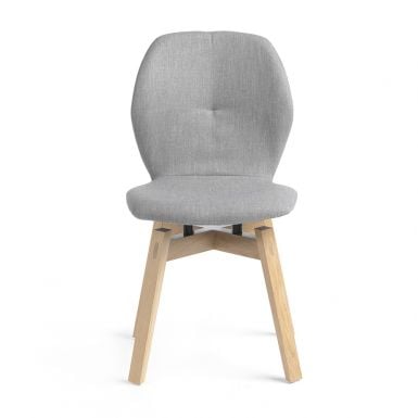 Jay 91 Swivel Chair - 4 Wooden Legs