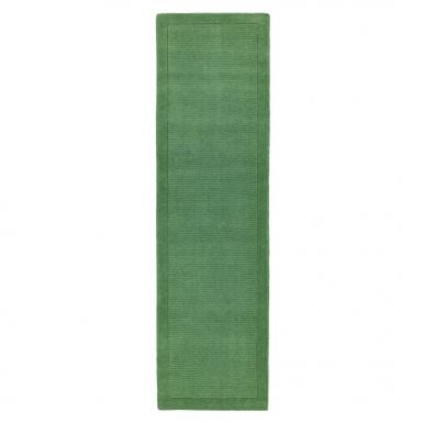 Shire runner rug - Forest green