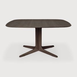 Ethnicraft EOL Corto Dining Table | Fixed | Brown Oak | Square