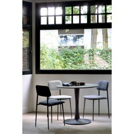 Ethnicraft Torsion Dining Table | Fixed | Black Oak | Round