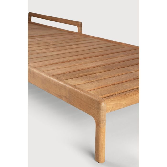 Ethnicraft Outdoor Jack Adjustable Lounger | Teak | Wooden Frame from  Adventures in Furniture