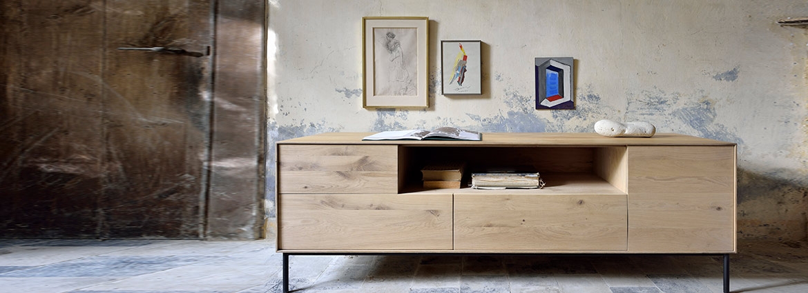 Contemporary on sale oak sideboards