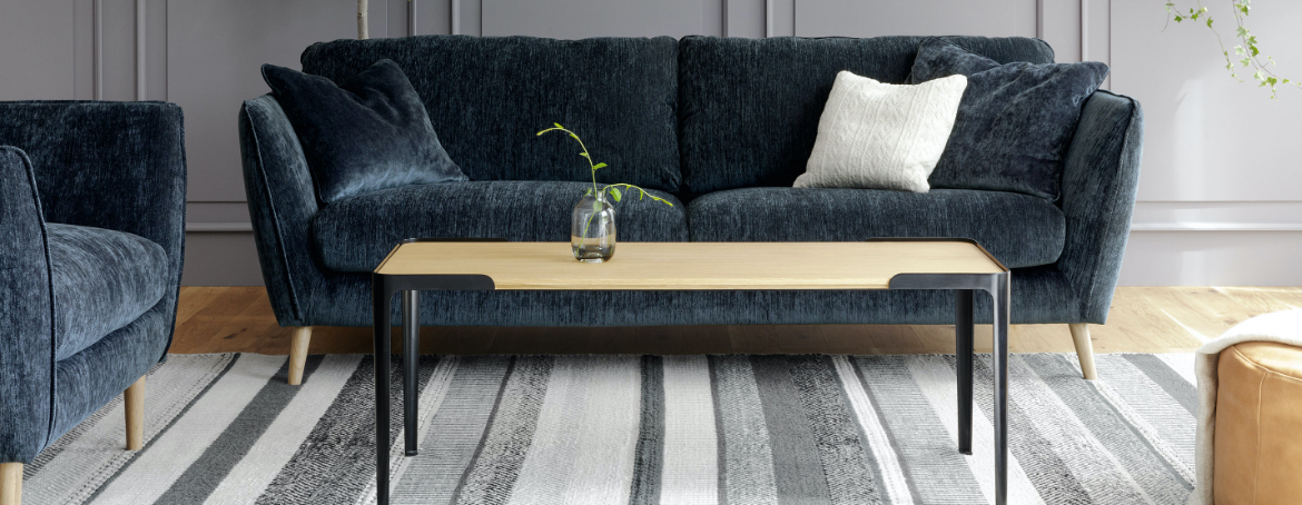 Here we have the very popular Hug blue velvet corner sofa. The Hug corner sofa is available in 4 unique velvet fabric options, each with an array of colour options, and numerous size configurations to meet your requirements. 