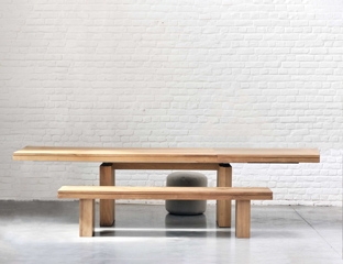 Extendable Teak Dining table By Adventures In Furniture. 
