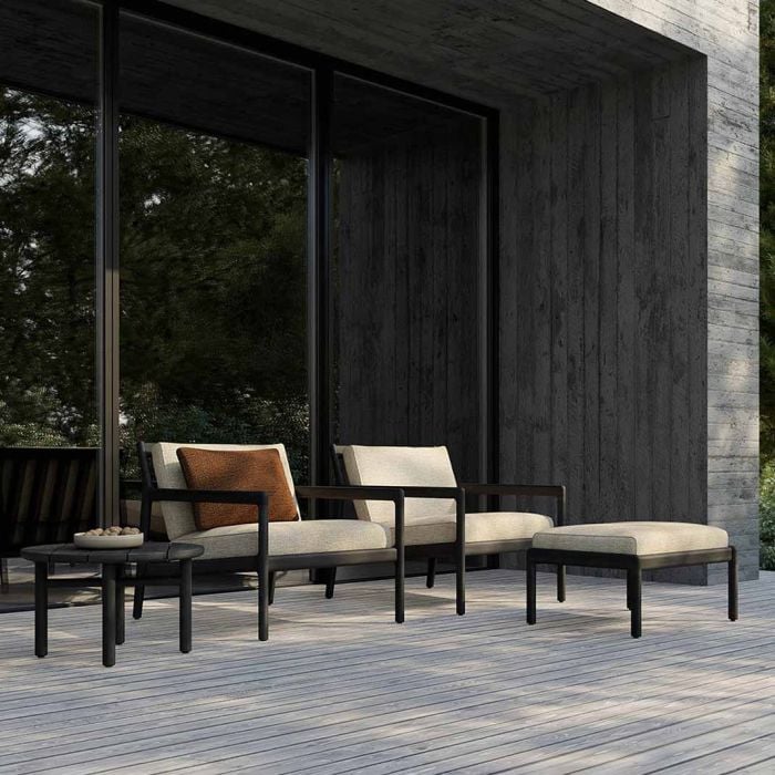 Black and cheap teak outdoor furniture