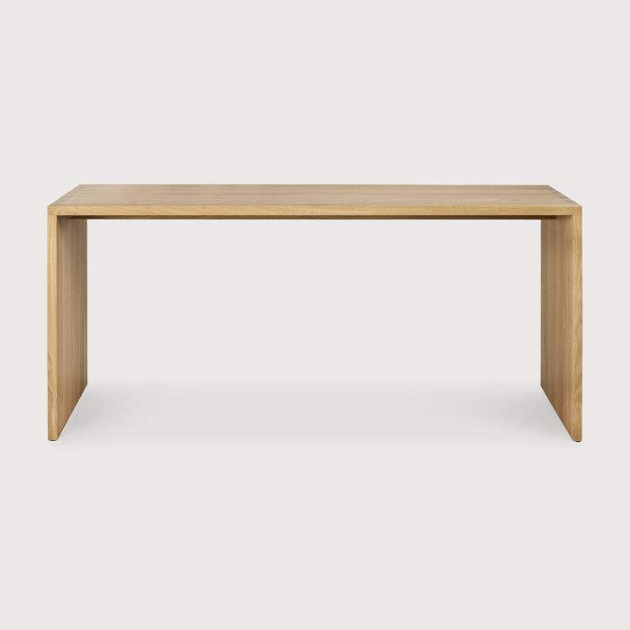 Ethnicraft oak sales u desk