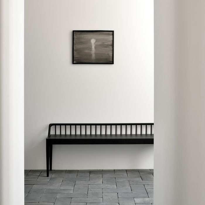 Ethnicraft Black Oak Spindle bench