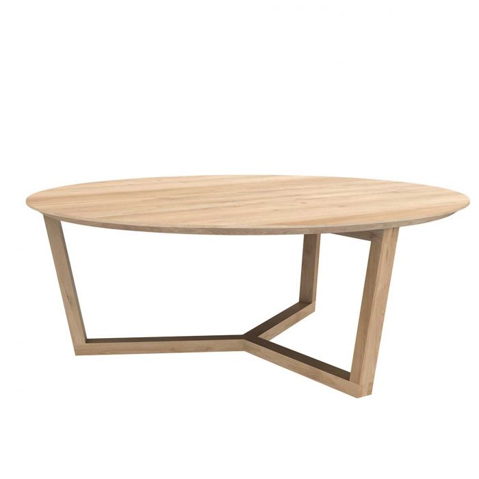Ethnicraft Oak Tripod coffee table