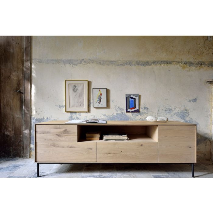 Ethnicraft Oak Whitebird TV Unit