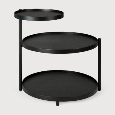 Ethnicraft Swivel Tray Side Table - Round - Extra Small 