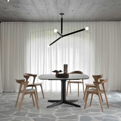 Ethnicraft Corto Brown Oak Dining Table