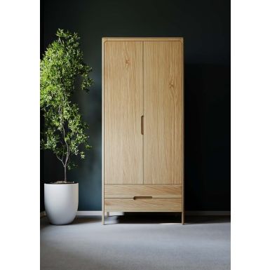 Como Wardrobe Narrow - 2 Doors & Drawers