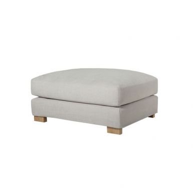 beige footstool