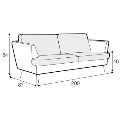 Java 2.5 Seater Sofa 