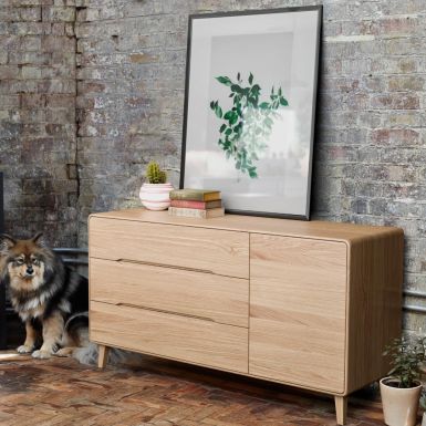 Lund Sideboard with 3 Drawers + 1 Door