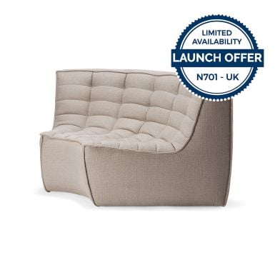 Ethnicraft N701-UK Sofa - Round Corner