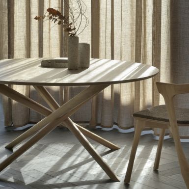 Ethnicraft Oak Mikado Round dining table 