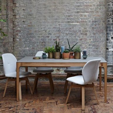Zurich Fenix + Oak Dining Table