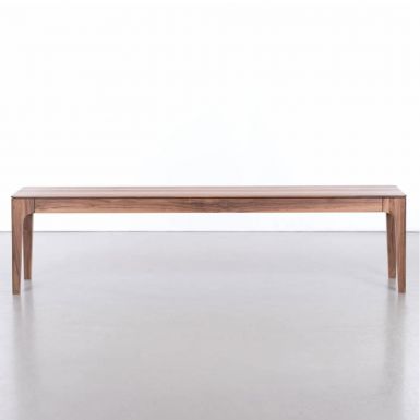 Zurich Solid Walnut Bench